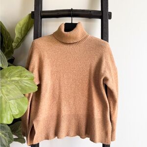 Cozy Tan Turtleneck J. Crew Sweater